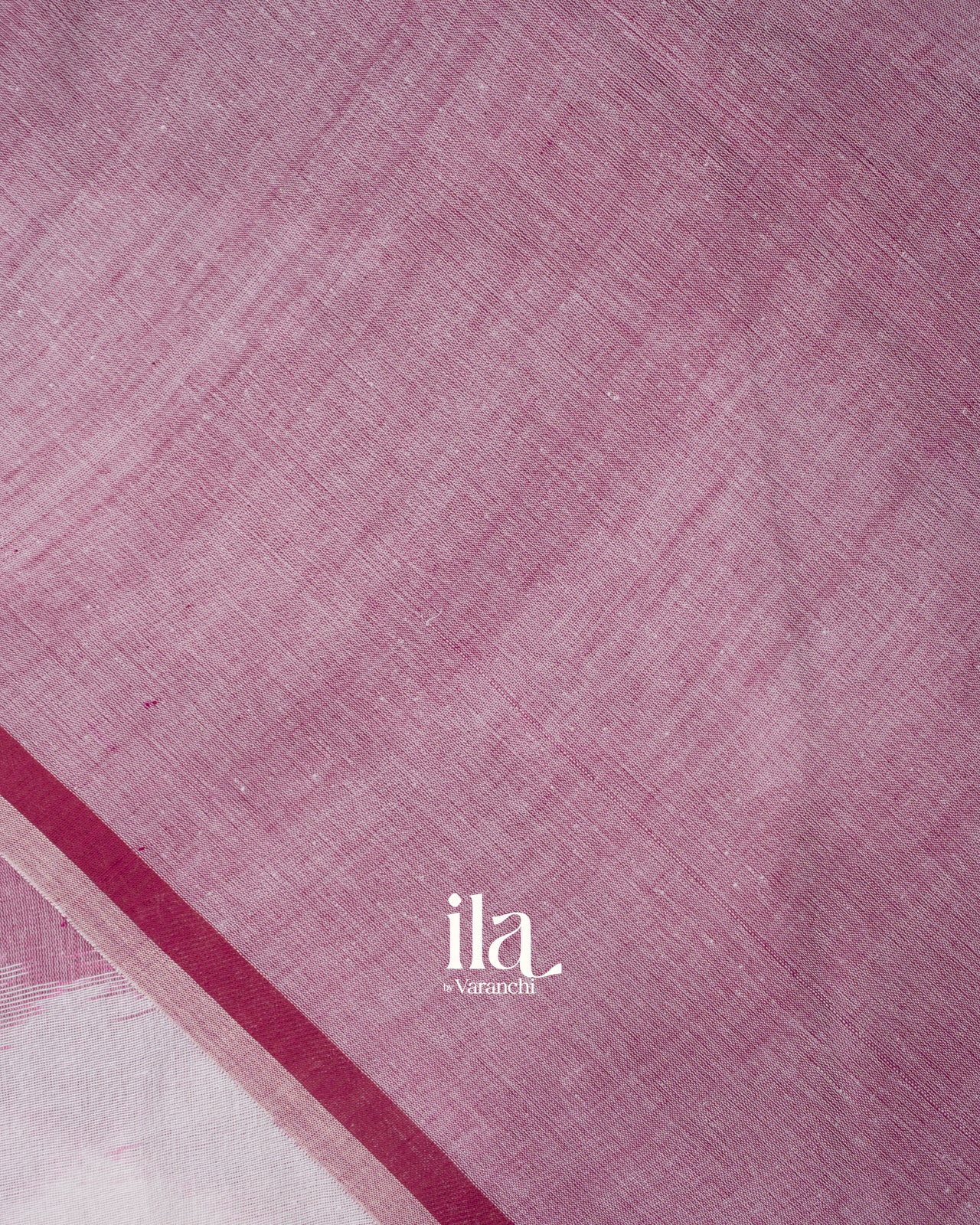 Pink  Ikkat Pure Cotton Handloom Saree 