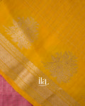 Dusty Rose Pink Assam Silk Saree 