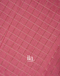 Dusty Rose Pink Assam Silk Saree 