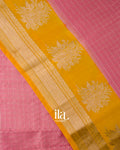 Dusty Rose Pink Assam Silk Saree 