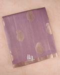 SICO Lavender Chanderi Silk Saree