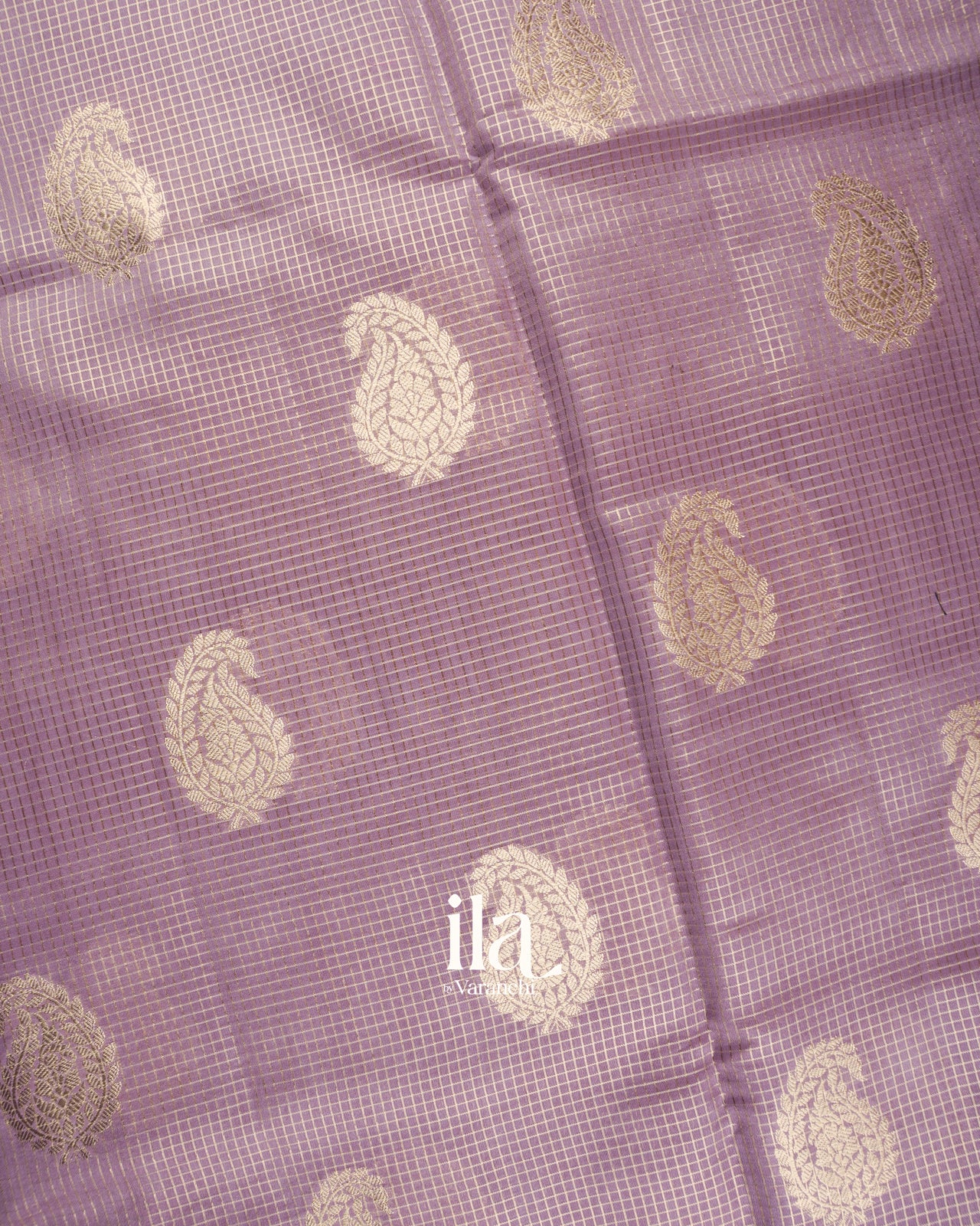 SICO Lavender Chanderi Silk Saree