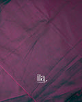 Dusty Plum Lace Bordered Cotton Tissue Saree 