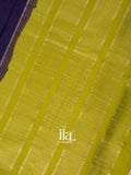 Deep Navy Blue Semi Crepe Saree