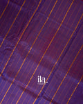 Burnt Orange  Semi Mangalgiri Silk Cotton Saree 