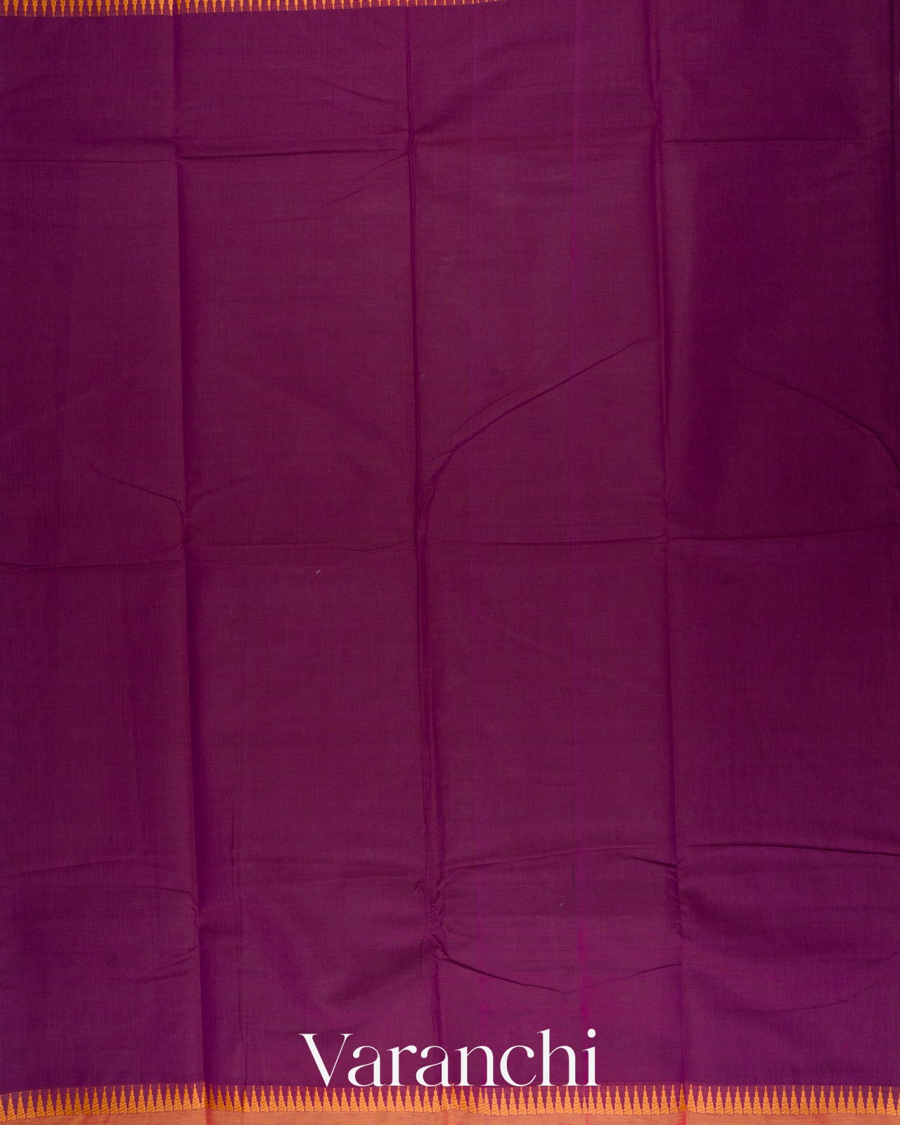 Rani Purple Kanchipuram Cotton Saree