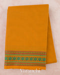 Turmeric Yellow Pure Kanchipuram Cotton Saree