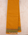 Turmeric Yellow Pure Kanchipuram Cotton Saree