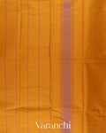 Turmeric Yellow Pure Kanchipuram Cotton Saree