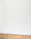 Ivory White Kanchipuram Cotton Saree