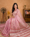 Baby Pink Kota Cotton Saree