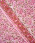Baby Pink Kota Cotton Saree