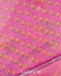 Lotus Pink Digital Printed Kota Cotton Saree