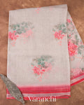 Soft Off-White Kota Silk Cotton Saree