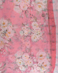 Blush Pink Digital Printed Kota Cotton Saree