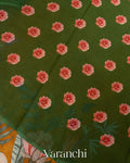Burnt Mustard Digital Printed Kota Cotton Saree