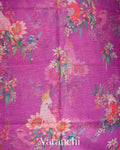 Magenta Kota Cotton Saree
