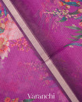 Magenta Kota Cotton Saree