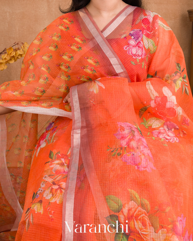 Matching Printed Blouse