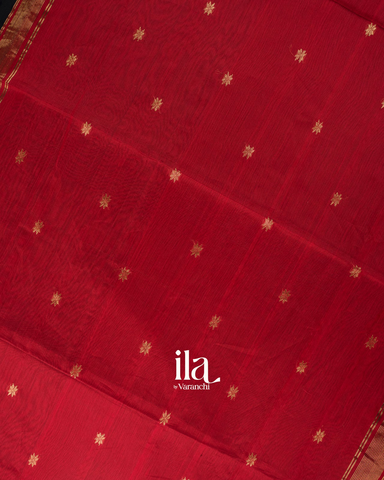 Jet Black Pure Maheshwari Silk Cotton Handloom Saree 