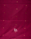 Navy Blue Pure Maheshwari Silk Cotton Handloom Saree 