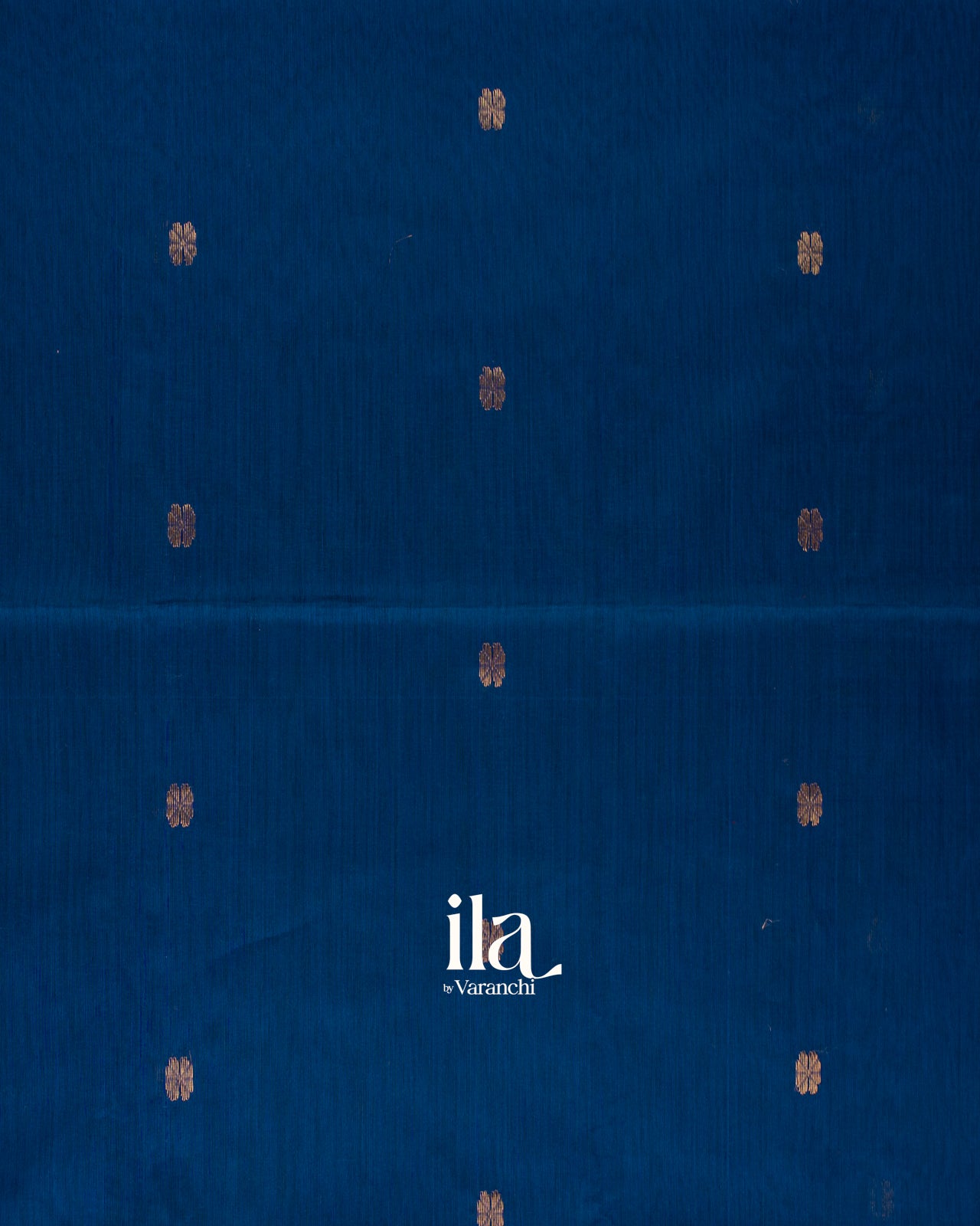 Navy Blue Pure Maheshwari Silk Cotton Handloom Saree 