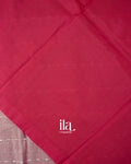 Onion Pink Striped Mangalgiri Silk Cotton Handloom Saree