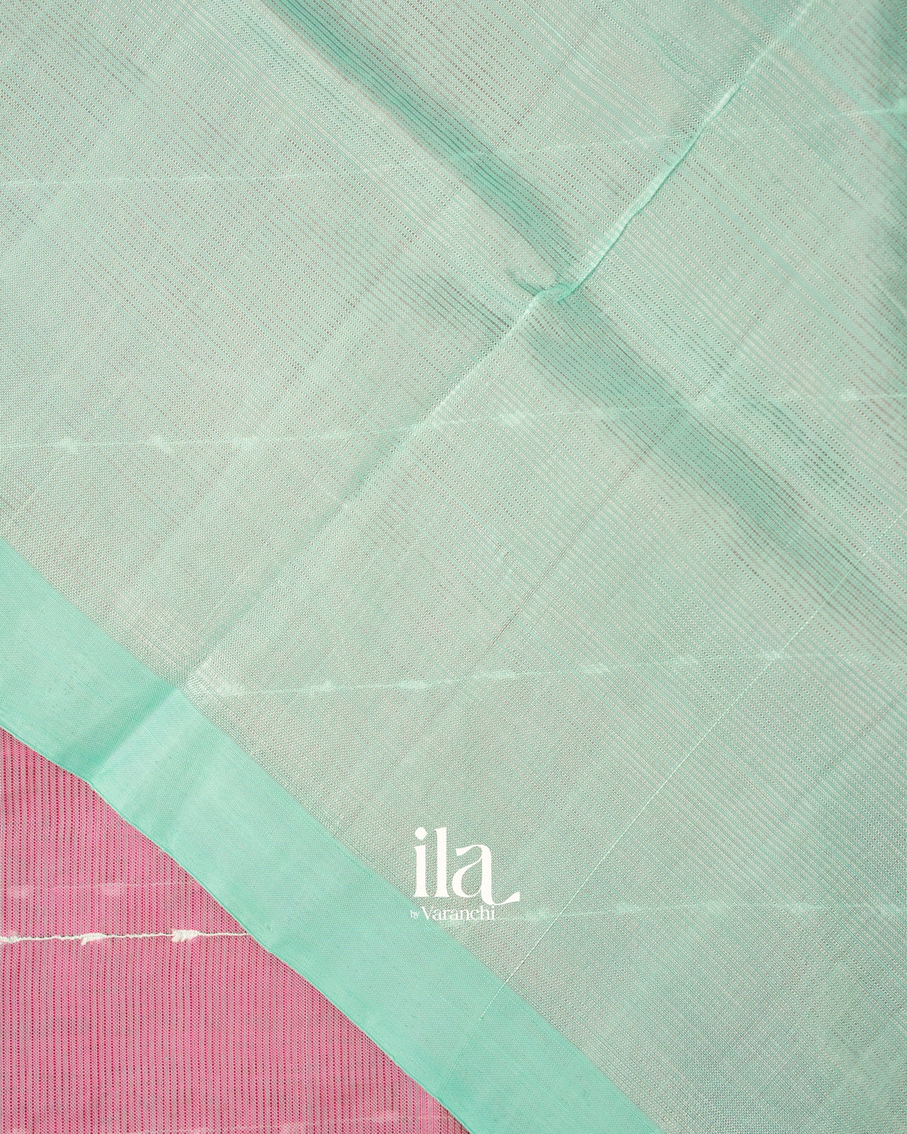 Dusty Pink Striped  Mangalgiri Silk Cotton Handloom Saree