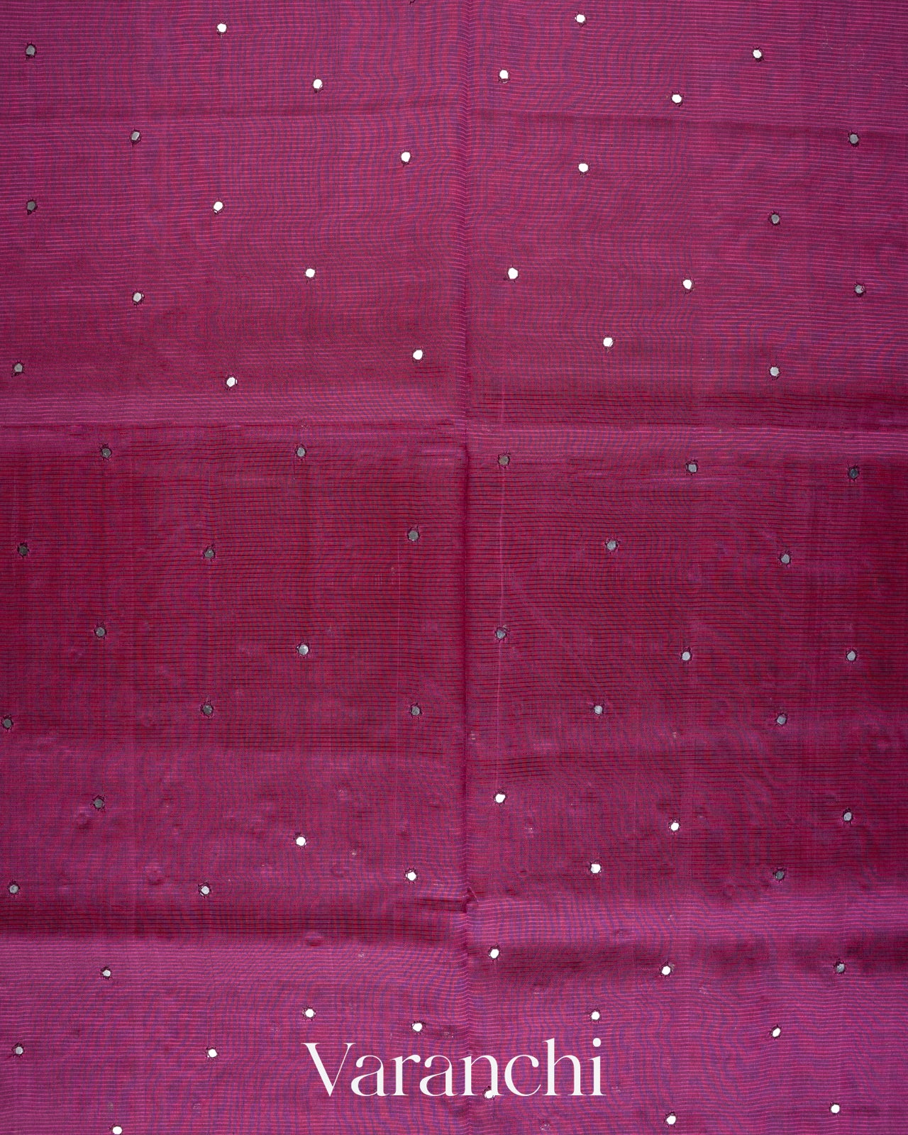 Deep Magenta Mangalgiri Silk Cotton Saree