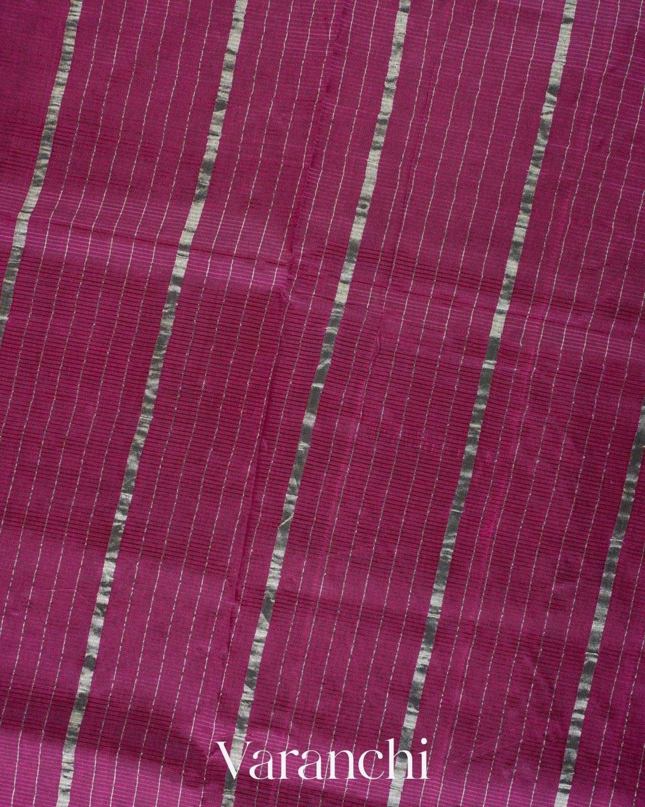 Deep Magenta Mangalgiri Silk Cotton Saree