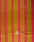 Mehendi Green Checks Mangalgiri Silk Cotton Handloom Saree