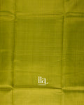 Mehendi Green Checks Mangalgiri Silk Cotton Handloom Saree
