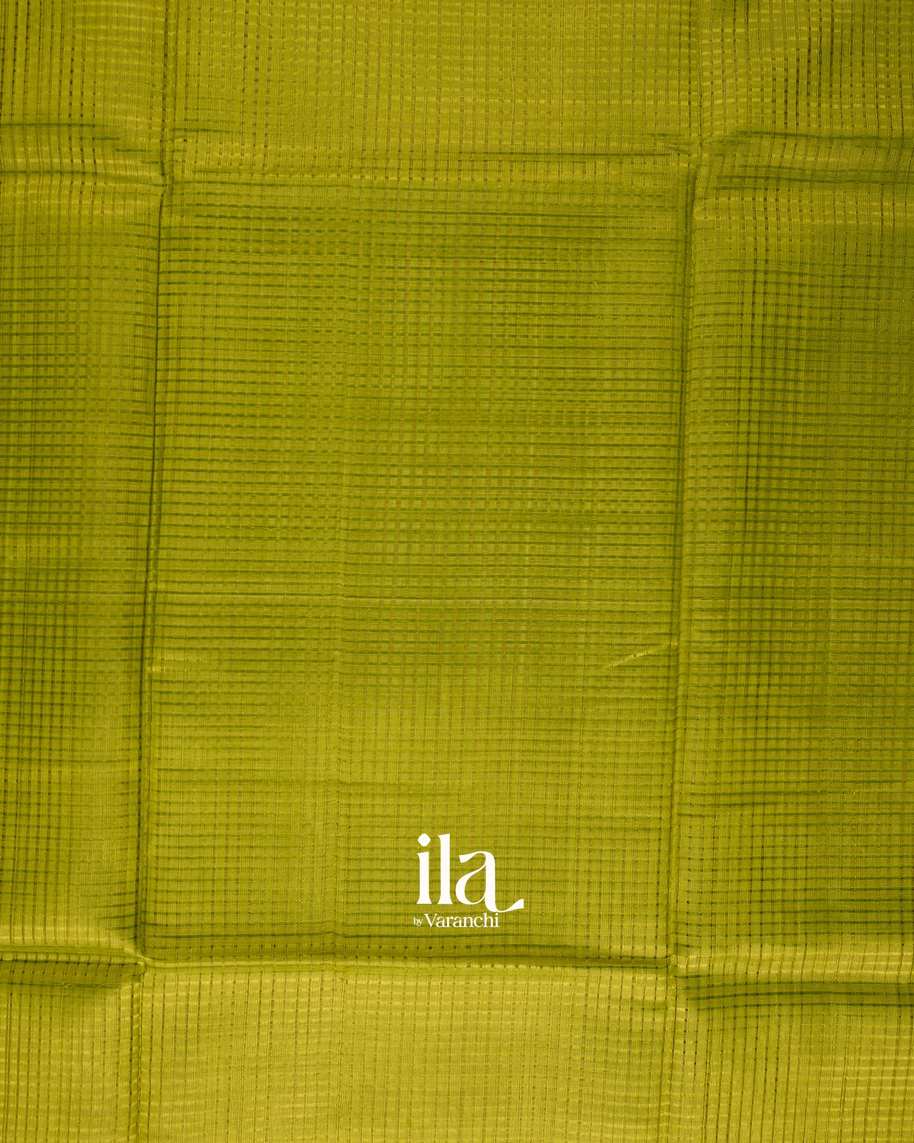 Mehendi Green Checks Mangalgiri Silk Cotton Handloom Saree