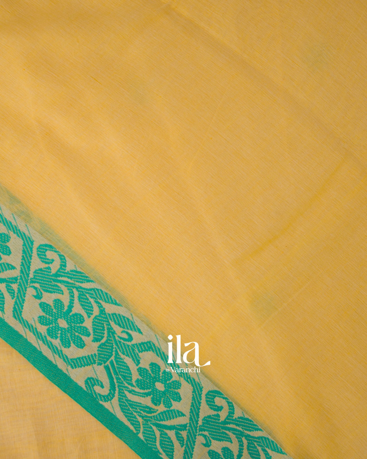 Mustarad Yellow Pure Mercerised Cotton Saree 