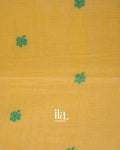 Mustarad Yellow Pure Mercerised Cotton Saree 