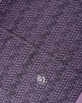 Lilac Pure Mercerised Cotton Saree 