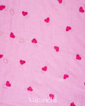 Rosy Pink Mul Mul Cotton Saree