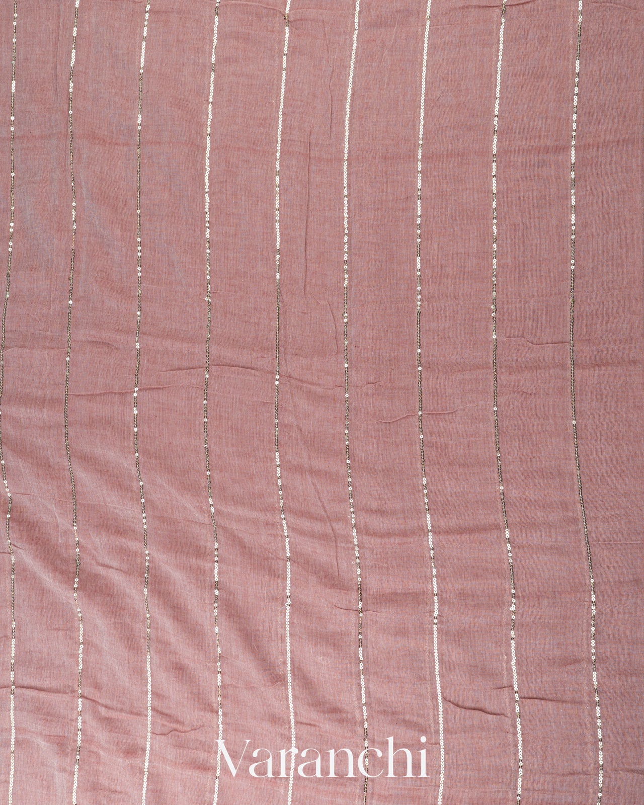 Muted Mauve Mul Mul Cotton Saree