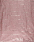 Muted Mauve Mul Mul Cotton Saree