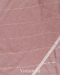 Muted Mauve Mul Mul Cotton Saree