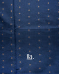 Royal Blue Embroidered Semi Kota Silk Saree
