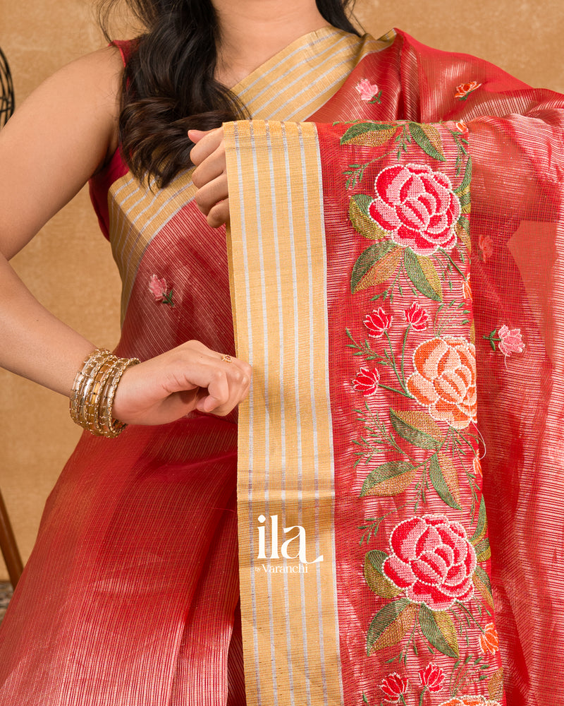  Floral Striped Border