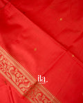 Fire Oranage Paithani Semi Silk Saree