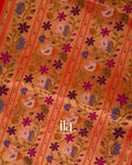 Red Paithani Semi Silk Saree