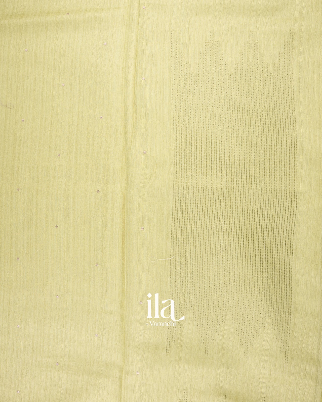 Pistachio Green Embroidered Semi Tussar Silk Saree