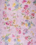 Pastel Baby Pink Semi Tussar Silk Saree
