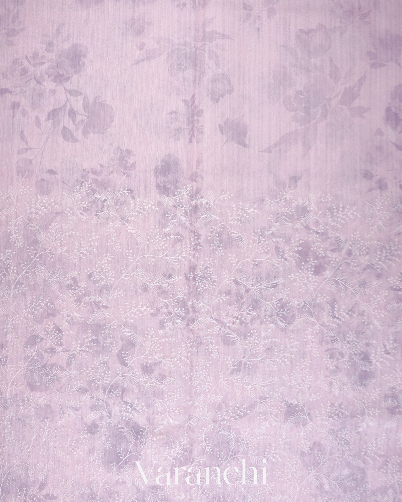 Pastel Baby Pink Semi Tussar Silk Saree