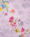 Pastel Baby Pink Semi Tussar Silk Saree