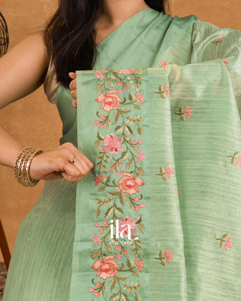 Statement Embroidered Border