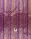 Royal Purple Brocade Viscose Silk Saree